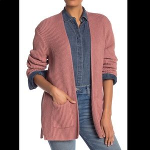 Madewell dusty rose pink cardigan